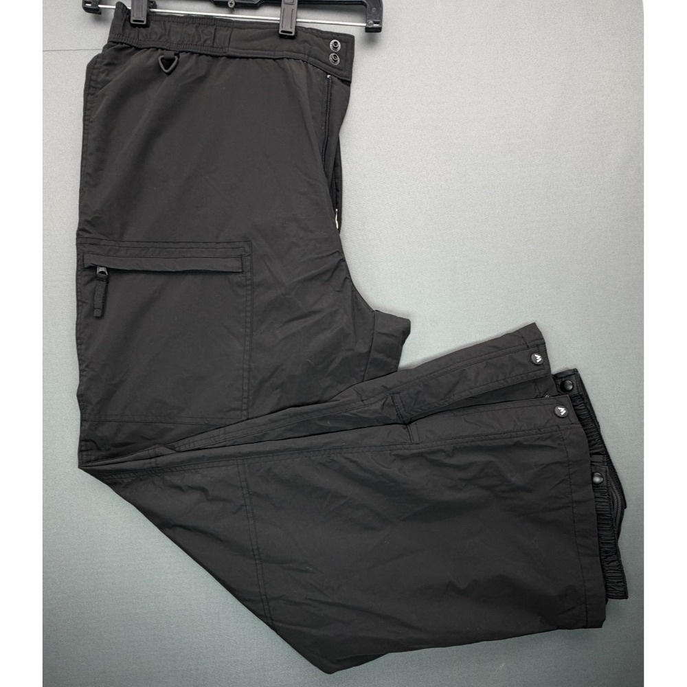 White Sierra Snow Pants Black Lined Ski Winter Boot Gaiters Nylon | Men's XL - Picture 16 of 16
